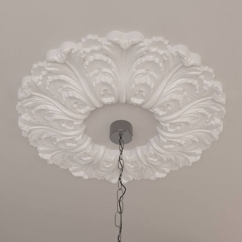 31 1/2"OD x 10 7/8"ID x 2"P Caiden Ceiling Medallion - 31 1/2"OD x 10 7/8"ID x 2"P