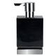 3-Piece Countertop Accessories Set Spirella Roma Black And Silver Stoneware