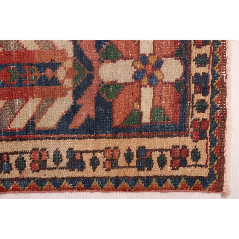 ECARPETGALLERY Hand-knotted Kayseri Vintage Red Wool Rug - 5'3 x 6'7