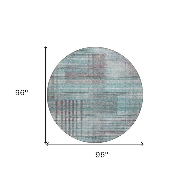 HomeRoots Striped Transitional Rectangle Outdoor Rug