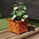 preview thumbnail 10 of 17, Square Planter Box by Pure Garden - 14.75 x 14.75 x 13