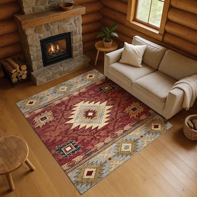 Premium Washable Super Soft Global Inspirations Mayfield Rug
