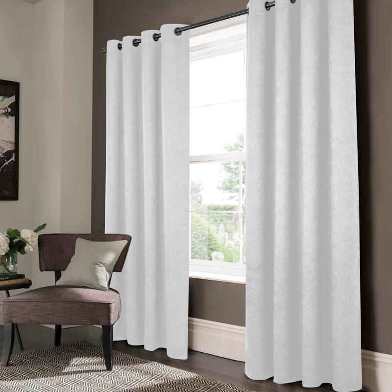 Lynx Matte Embossed Room Darkening Grommet Panel 84" - (1x) 52 x 84 in.