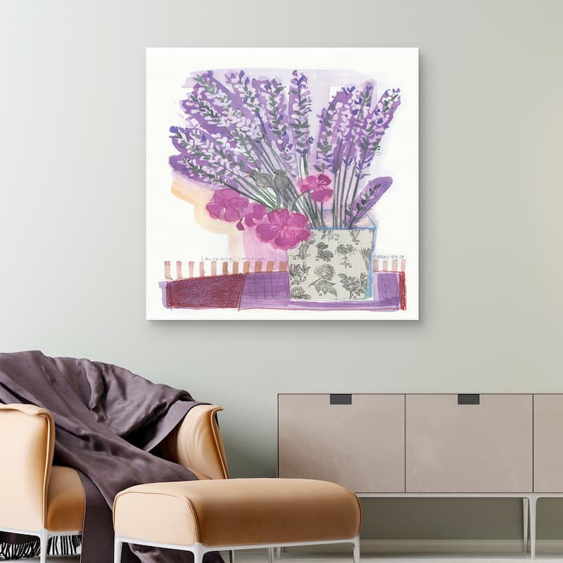 Lavender by Maret Hensick Canvas Art Print