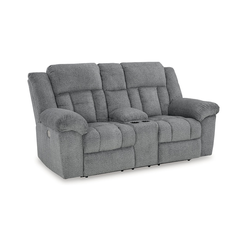 Signature Design by Ashley Tip-Off Power Reclining Loveseat - 80"W x 42"D x 45"H