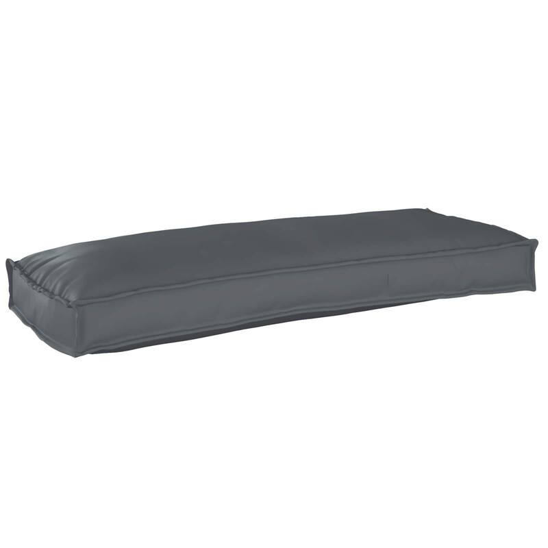 vidaXL Cushion Anthracite 39.37 x 15.75 x 3.15 in Oxford Fabric - 39.37 x 15.75 x 3.15 in