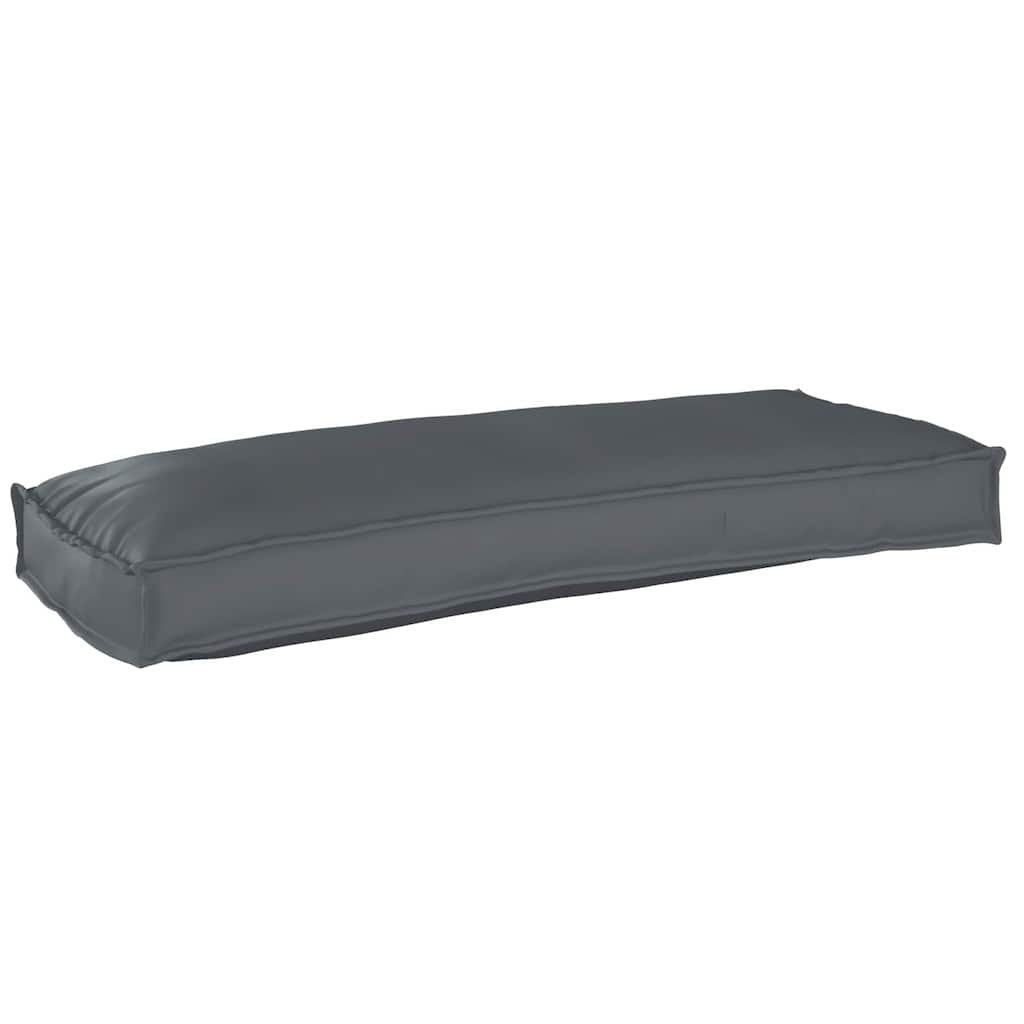 vidaXL Cushion Anthracite 39.37 x 15.75 x 3.15 in Oxford Fabric - 39.37 x 15.75 x 3.15 in