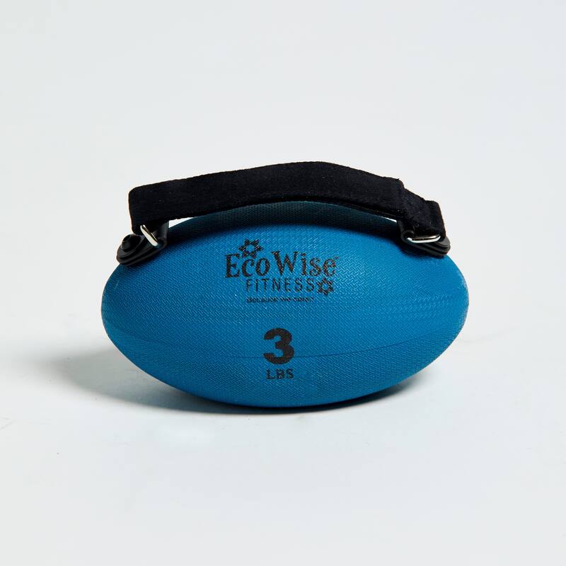 Ecowise Slim Olive Weight Ball - Blue - 3lbs