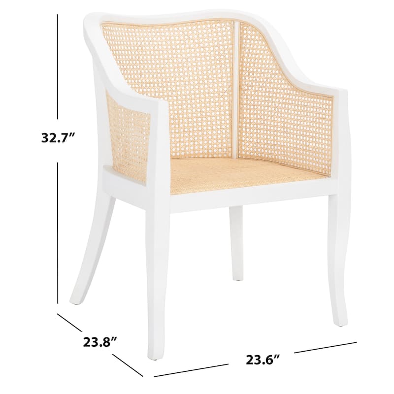 SAFAVIEH Olar Cane Dining Chair - 23.6" x 23.8" x 32.7" - 24Wx24Dx33H