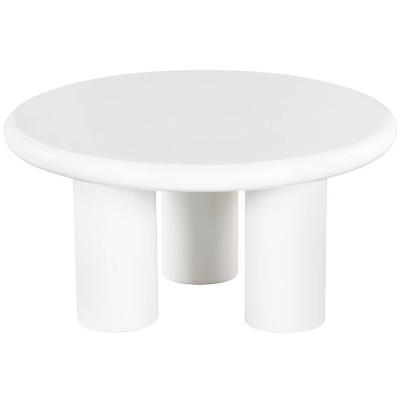 SAFAVIEH Couture Lollita Round Concrete Coffee Table - 35"W x 35"D x 18"H