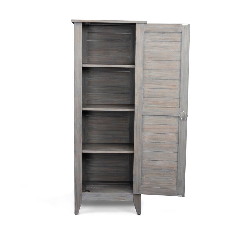 Maho Gray Outdoor Storage Cabinet by Homestyles