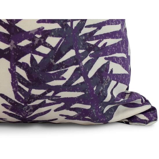 20 x 20 Inch Spikey Floral Print Pillow