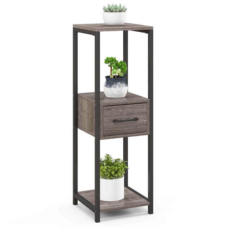 Costway 1/2 Pack 3 Tier Tall Metal Plant Stand Indoor Plant Table with - 1 Pack