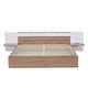 preview thumbnail 22 of 24, Modern Simple Queen Size Platform Bed with Shelves, USB Ports and Sockets Multi-Functional Bed Frame for Kids Teens Adults