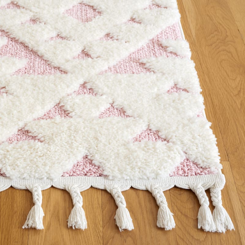 SAFAVIEH Moroccan Tassel Shag Kobi 2-inch Thick Rug
