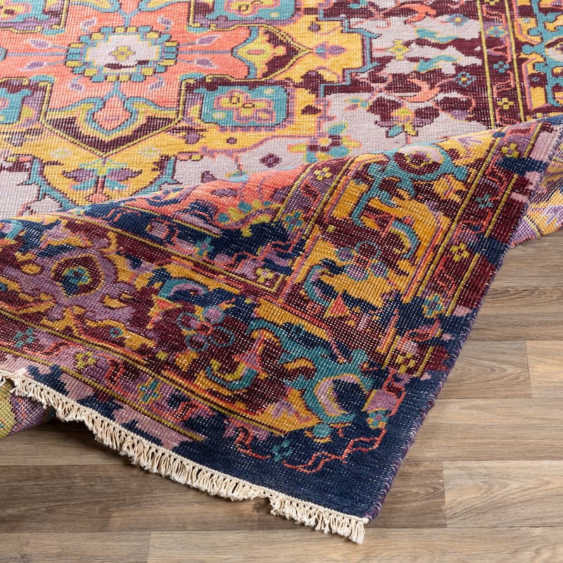 Hand-Knotted Ordnance Wool Area Rug - 8' x 11'