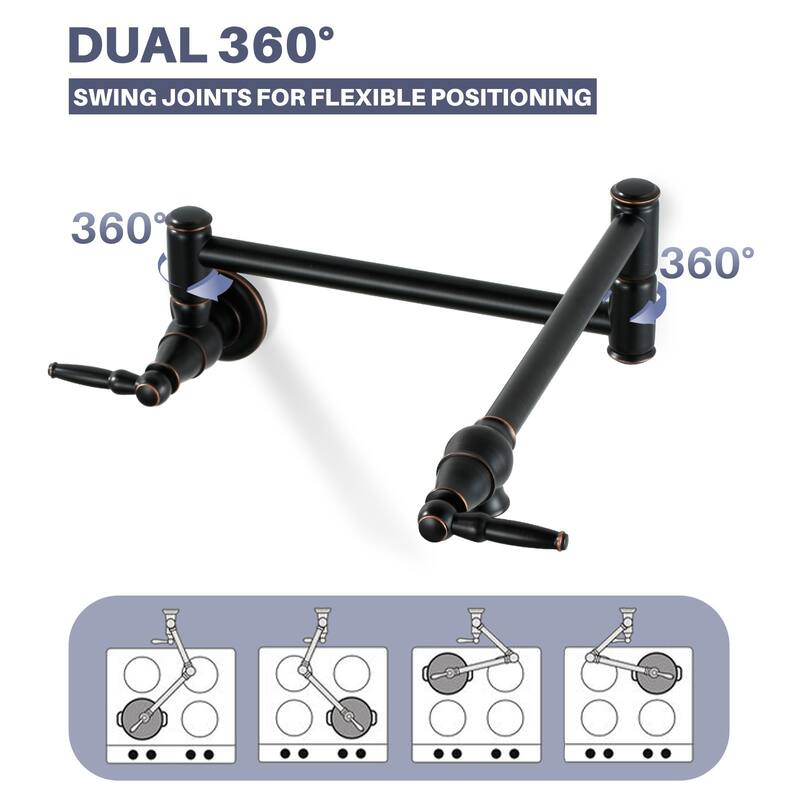 WOWOW Modern Retro Folding Filled Faucet