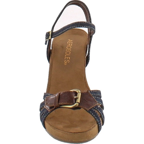 aerosoles women's plush around wedge sandal