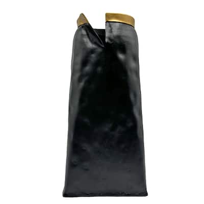 Aluminum Modern Black Vase
