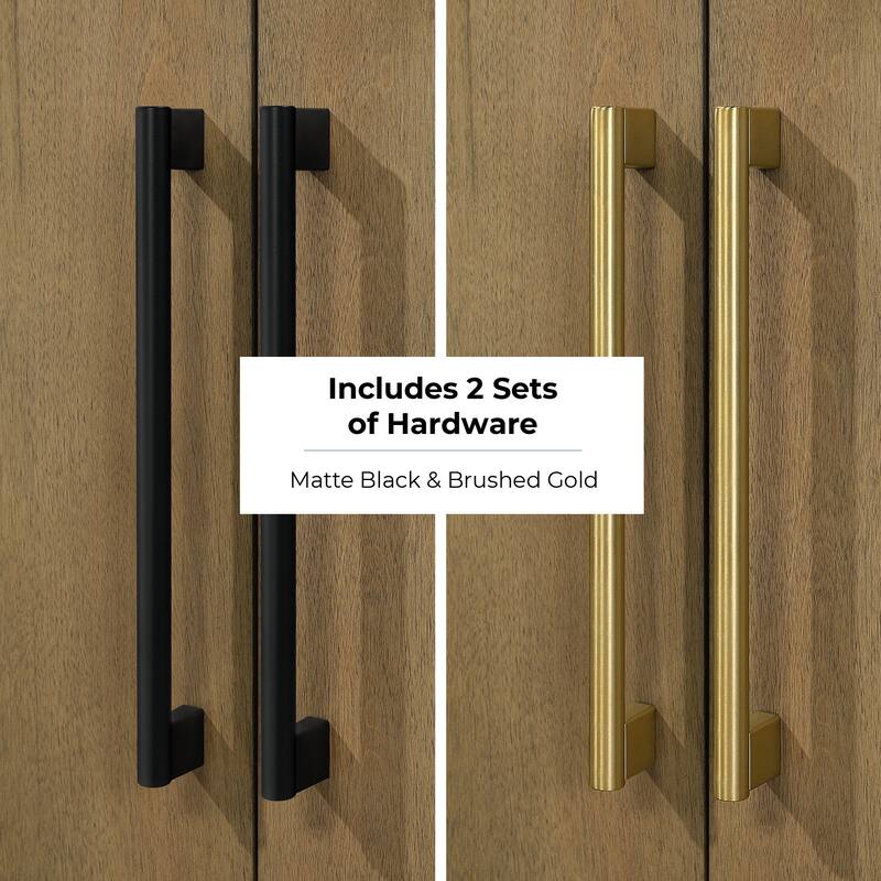 OVE Heidi Cortado Bathroom Vanity with White Quartz Top