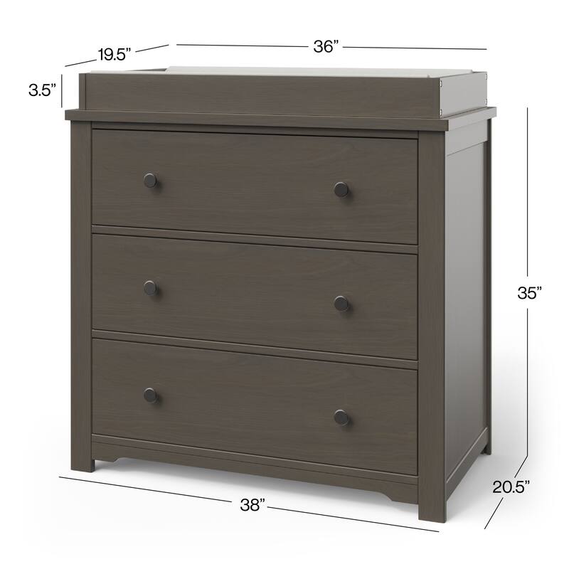 Forever Eclectic Harmony 3-drawer Dresser with Dressing Kit