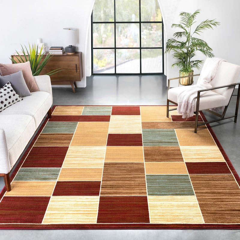 Well Woven Barclay Eslem Geometric Modern Area Rug