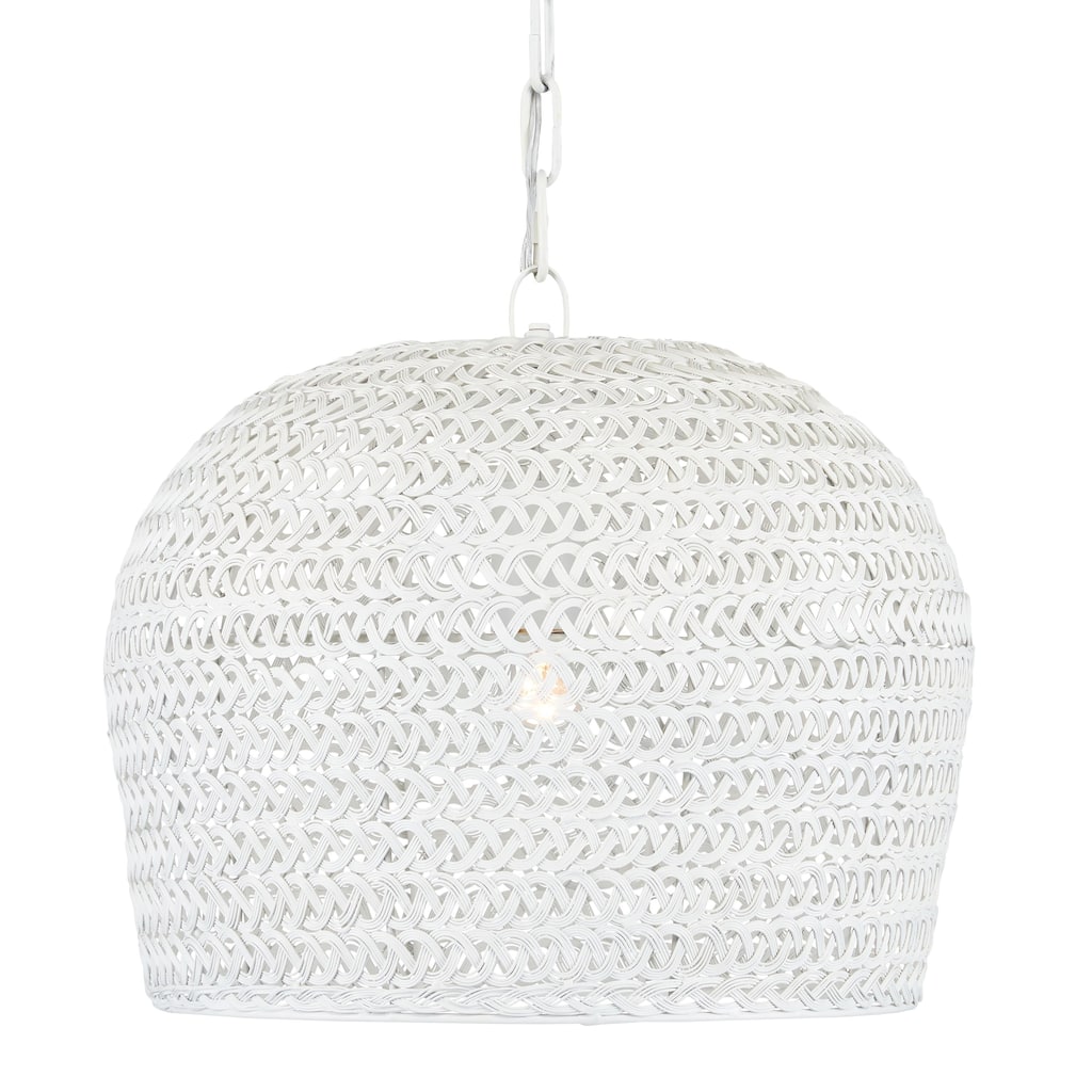 Currey & Company Piero White Pendant - 13.5"h x 16"dia