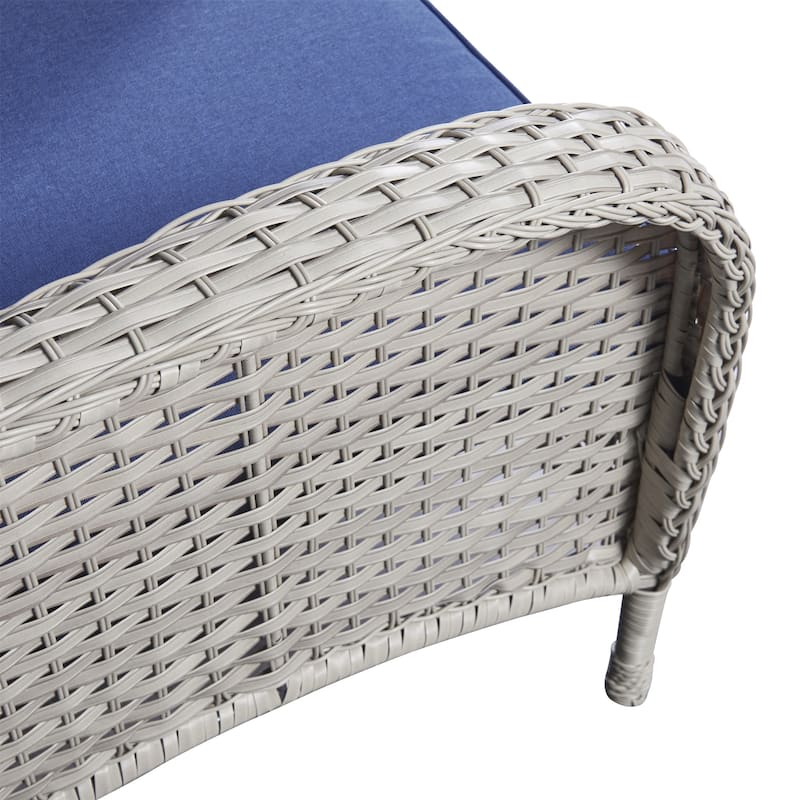 Gymojoy 4-piece Outdoor Sofa Chair Table Set with Cushion