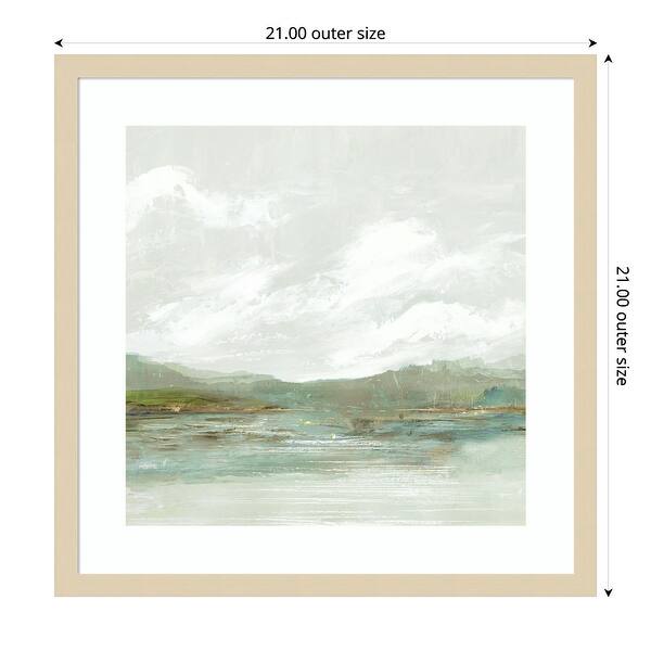 dimension image slide 0 of 18, Crystal Shallows by PI Studio Wood Framed Wall Art Print