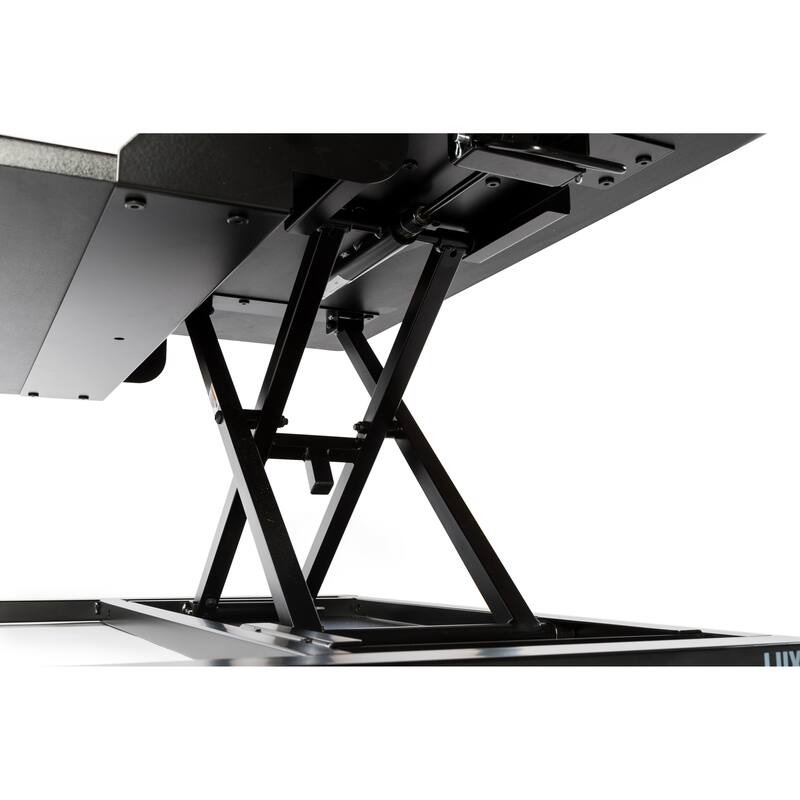 Two-Tier Pneumatic Standing Desk Converter - Black