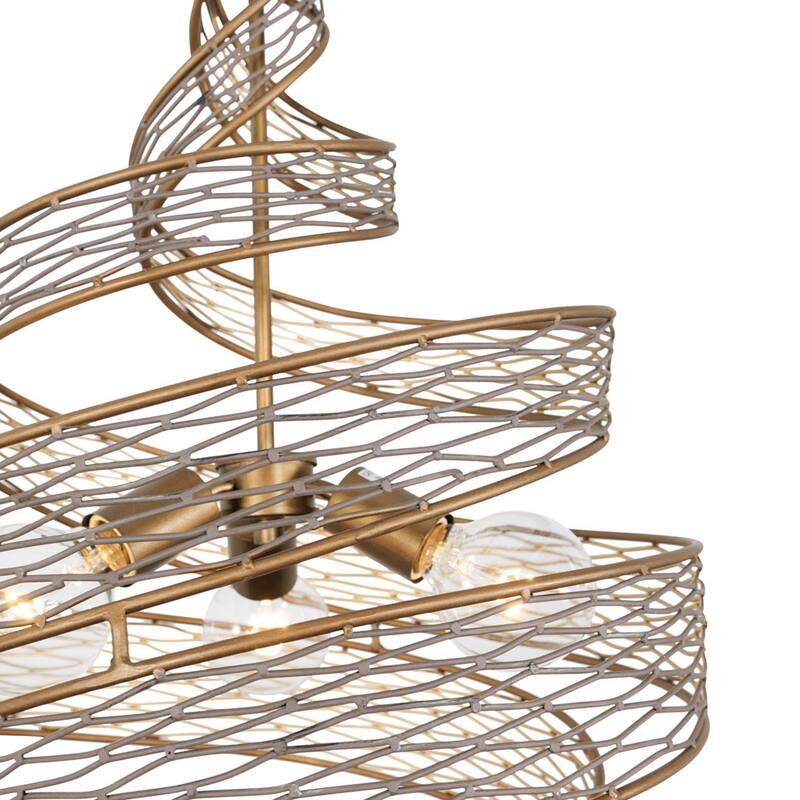 Varaluz Flow 3-Light Twist Pendant