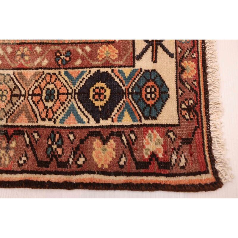 ECARPETGALLERY Hand-knotted Antalya Vintage Dark Red Wool Rug - 6'6 x 9'9