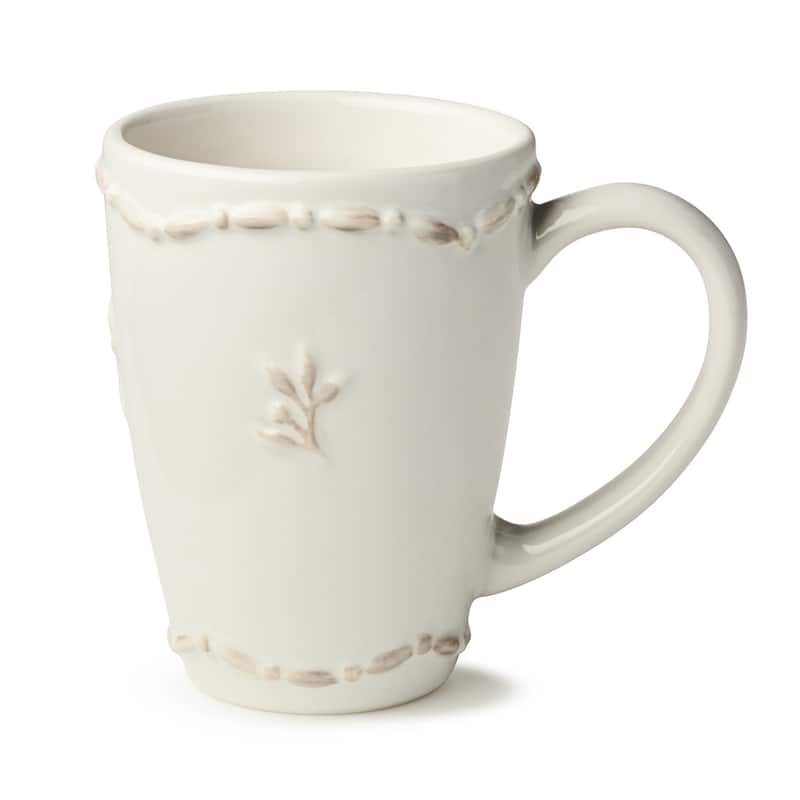 Certified International Heritage Beads 12 oz. Mugs,Set of 4 - 3.5"W x 5"D x 4.5"H