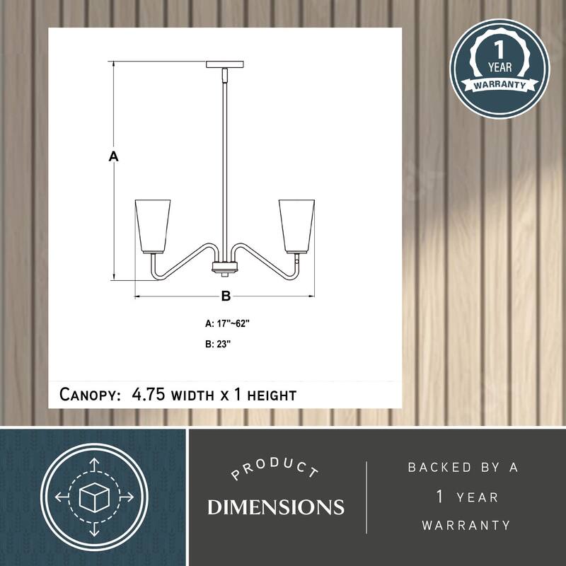 Vaxcel Lighting H0284 Beverly 5 Light 23" Wide Chandelier