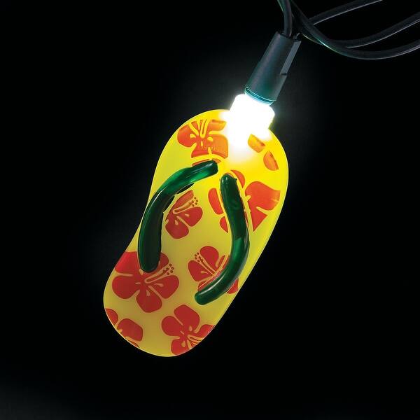 Flip Flop String Party Lights, Luau Decorations, Home Decor, 1 Piece