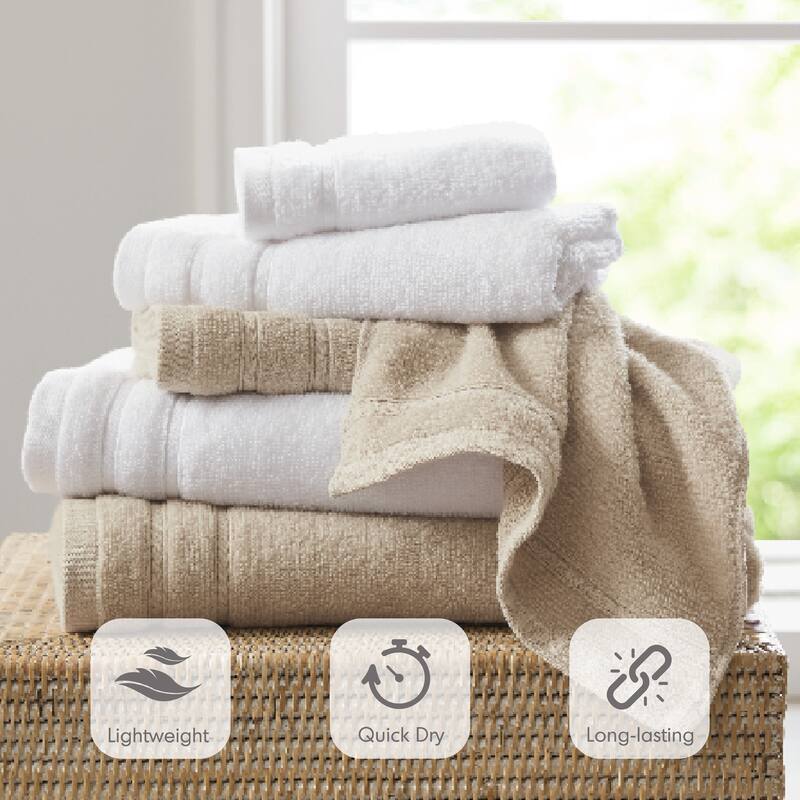 Chelsea Square 400GSM Essential Bundle Quick Dry 100% Cotton 12pc Towel Set