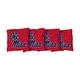 preview thumbnail 1 of 1, Ole Miss Rebels Red Cornhole Bags All-Weather Resin Filled
