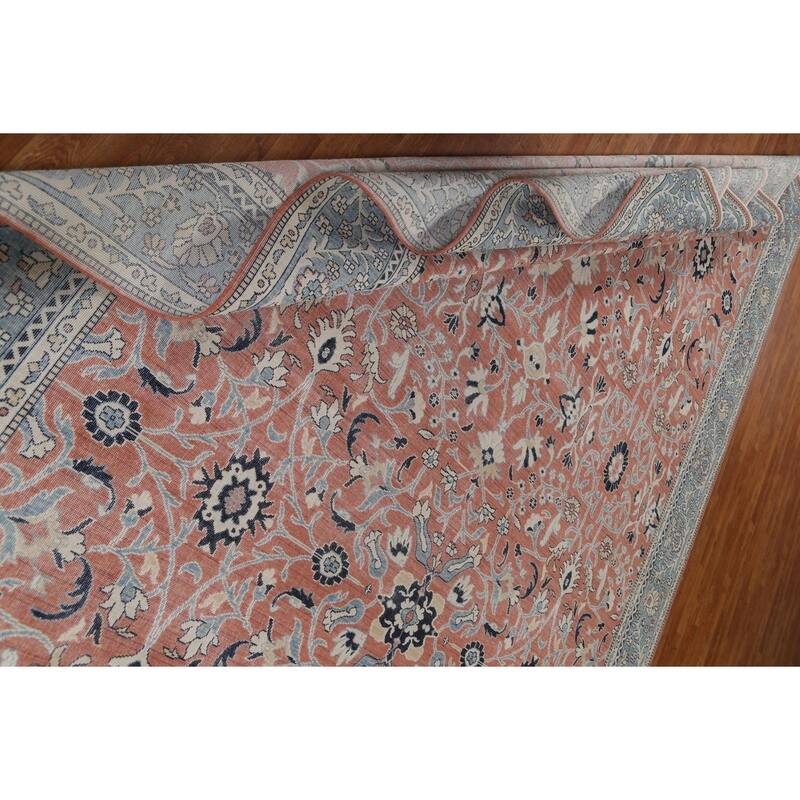 Floral Oriental Sultanabad Ziegler Turkish Wool Area Rug Hand-knotted - 9'9" x 13'0"