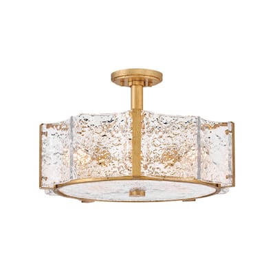 Fredrick Ramond FR41603 Florian 5 Light 21" Wide Semi-flush Ceiling