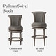 preview thumbnail 61 of 110, Maven Lane 31" Pullman Swivel Bar Height Kitchen Stool
