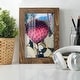 preview thumbnail 90 of 138, Pink Yellow Cactus III -Framed Print w/glass-Cherry Red