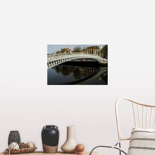 Shop Ha Penny Bridge In Dublin In Ireland Poster Print Free Shipping On Orders Over 45 Overstock 16487242