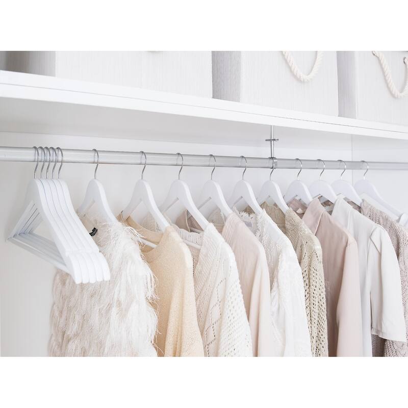 StorageWorks Wooden Clothes Hangers, Hangers for Coats, Shirts, Jackets, Pants, Suits