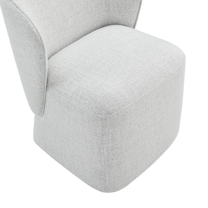 Kyle Morden Fabric Dining Room with Casters Wrap-round Back