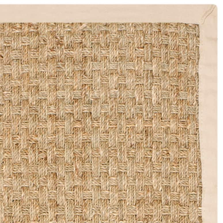 SAFAVIEH Natural Fiber Marina Basketweave Seagrass Rug