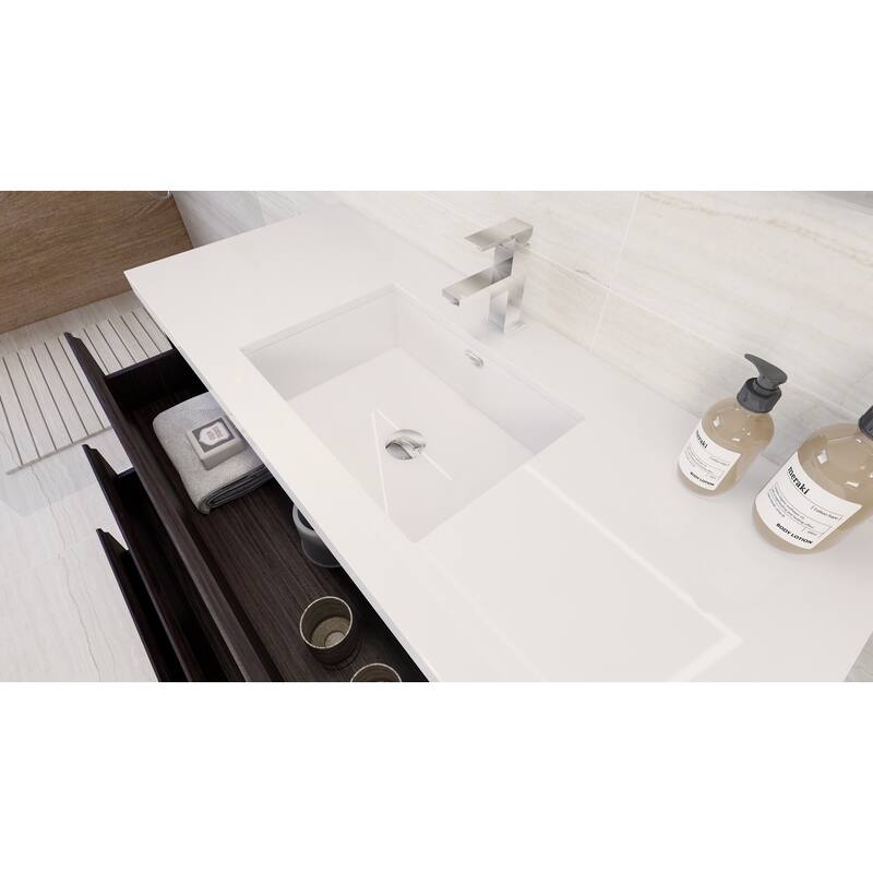 Aron 48'' Freestanding Vanity with Reinforced Acrylic Sink