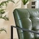 preview thumbnail 32 of 108, Glitzhome Set of Two 30.5"H Mid-Century PU Leather Tufted Accent Chairs