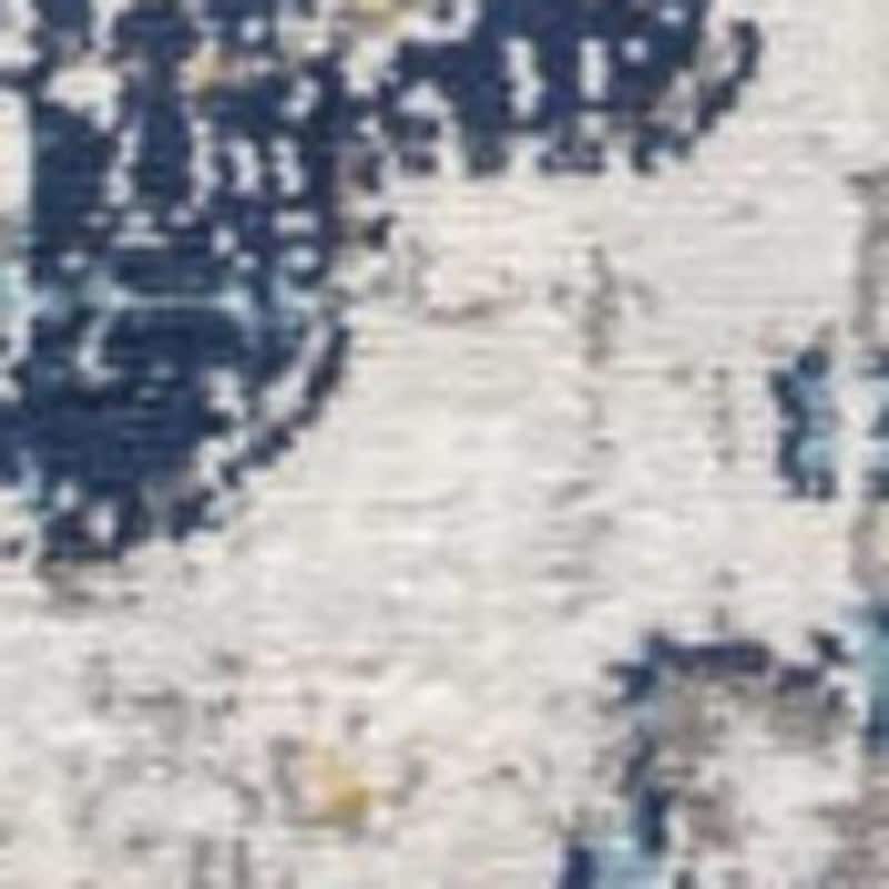 HomeRoots Abstract Modern Runner Area Rug