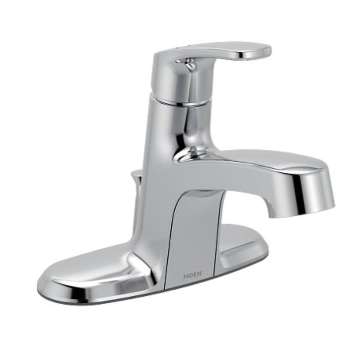 Moen L640570 Chateau 1.2 GPM Centerset Bathroom Faucet with Pop-Up - Polished Chrome - Polished Chrome