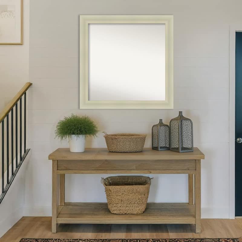 Oliver Non-Beveled Wood Framed Wall Mirror